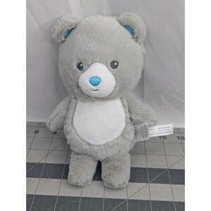 Spark Create Imagine Gray Bear Plush 8 Inch 2020 Blue Nose Stuffed Animal Toy
